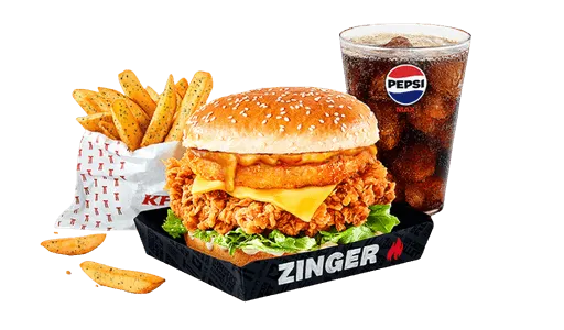 Zinger Supercharger Tower Burger Meal