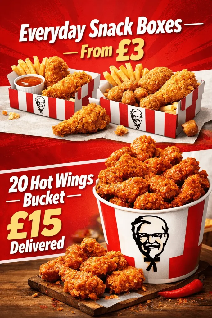 KFC Offers, Special Deals & Meal Deals