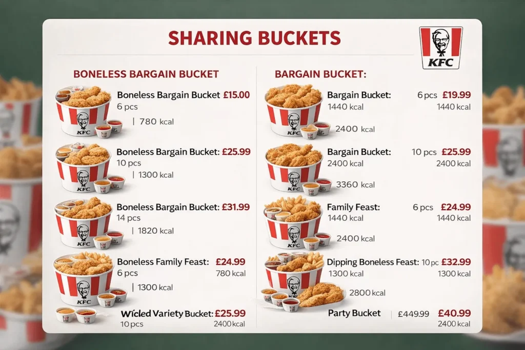 KFC SHARING BUCKETS
