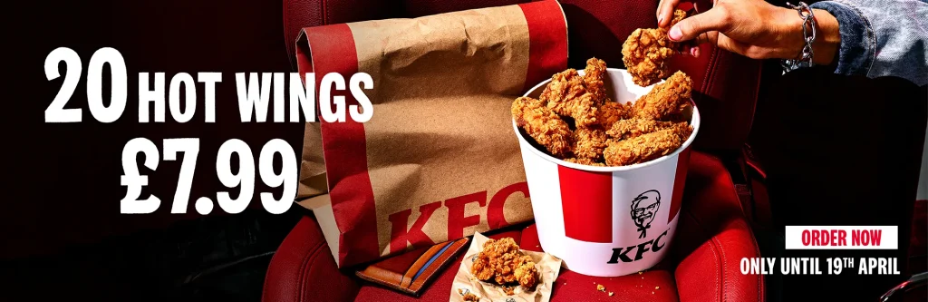 20 Hot Wings Bucket — £7.99