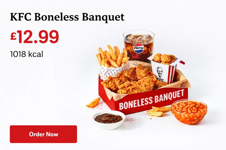 KFC Boneless Banquet Price & Calories