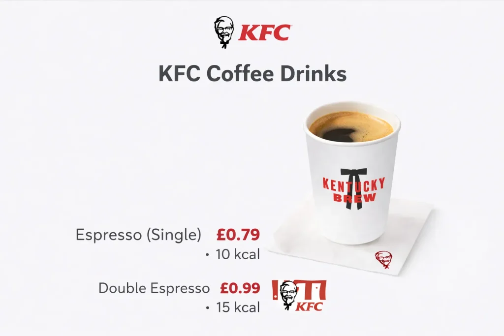 KFC Espresso prices
