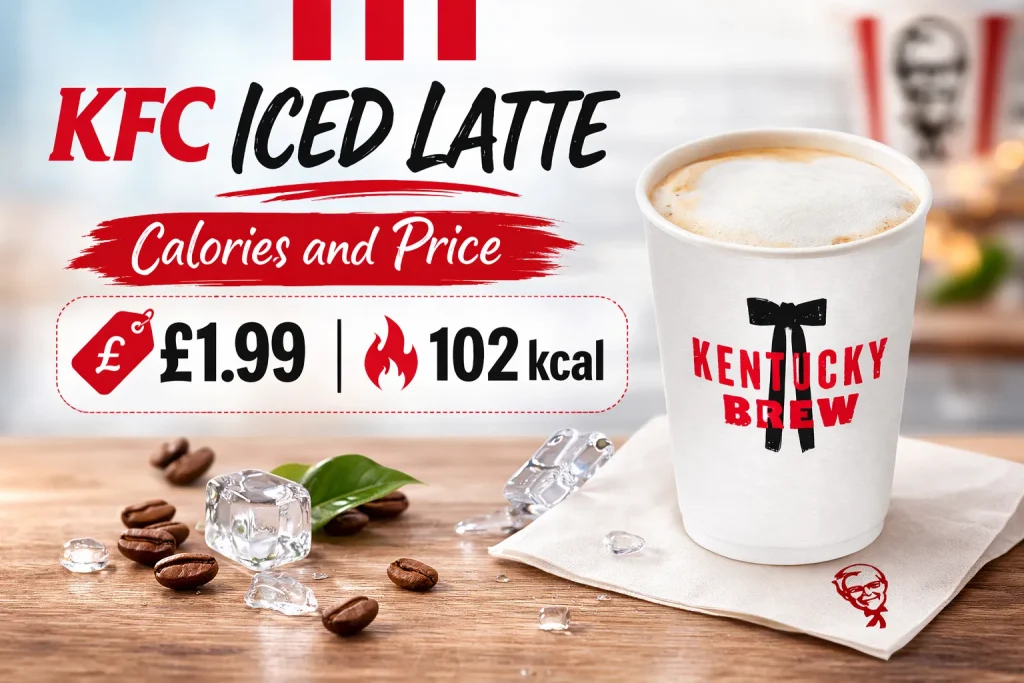 KFC Iced Latte Calories and Price