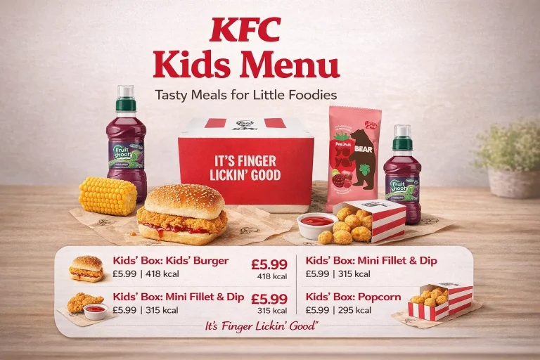 KFC Kids Menu