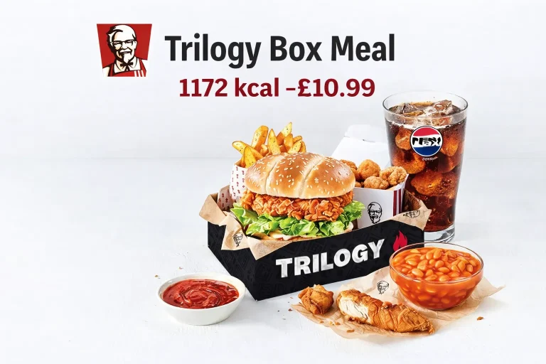 Trilogy Box Meal KFC price and calories