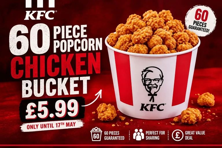 How Many Popcorn Chicken in Large KFC