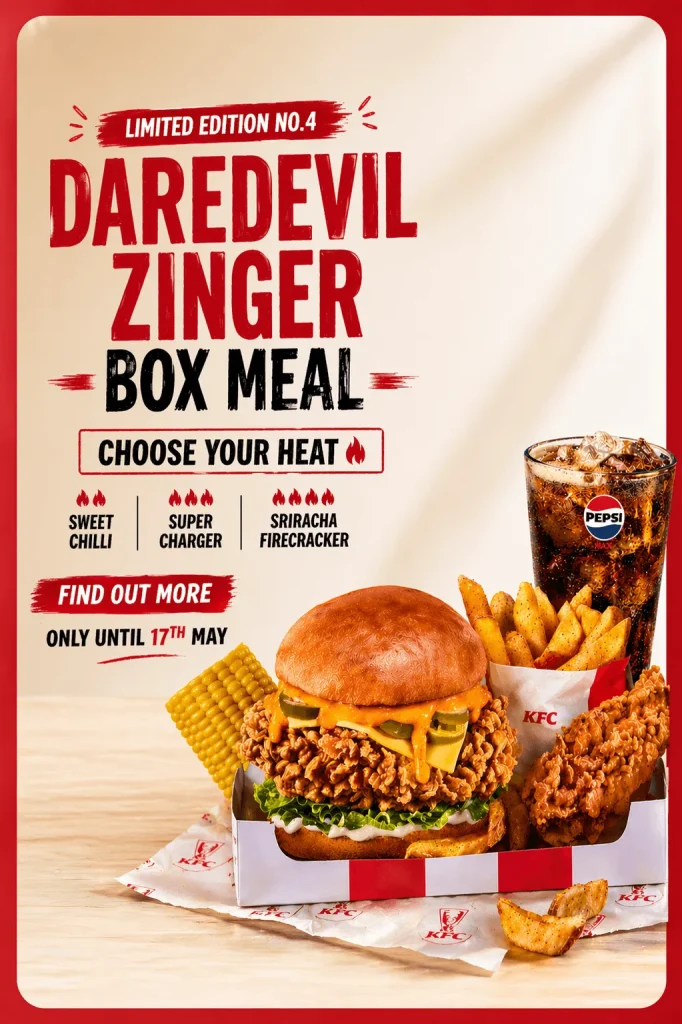 KFC Daredevil Burger Box Meal