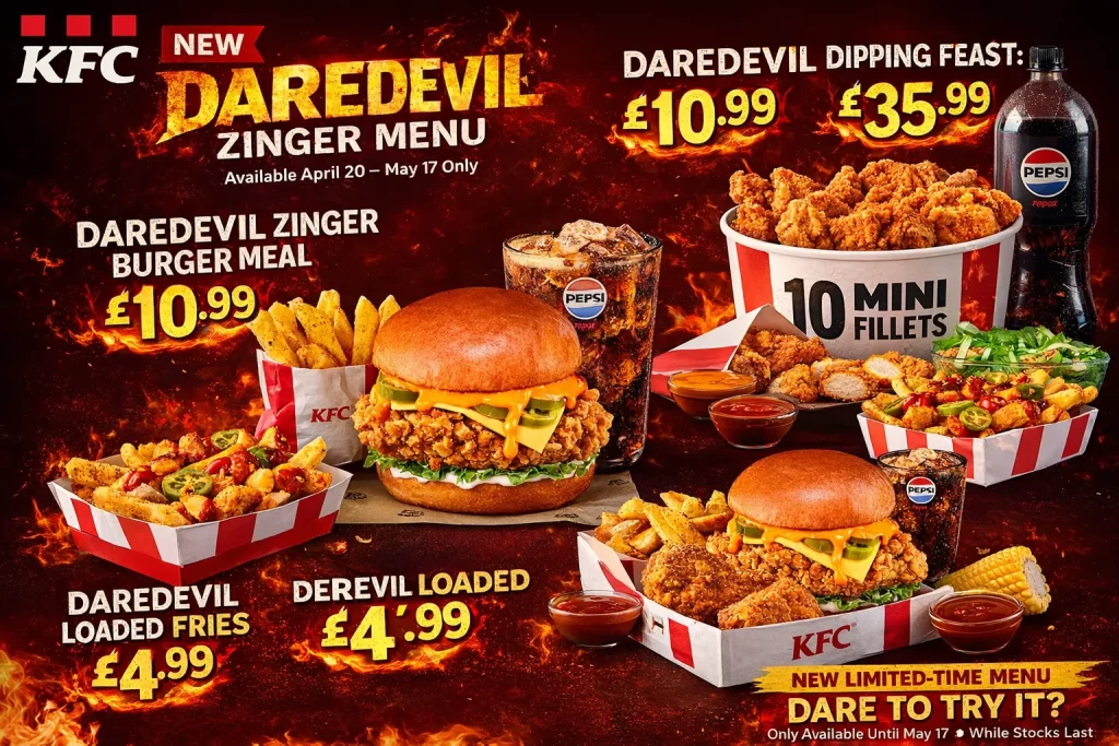 KFC Daredevil Menu
