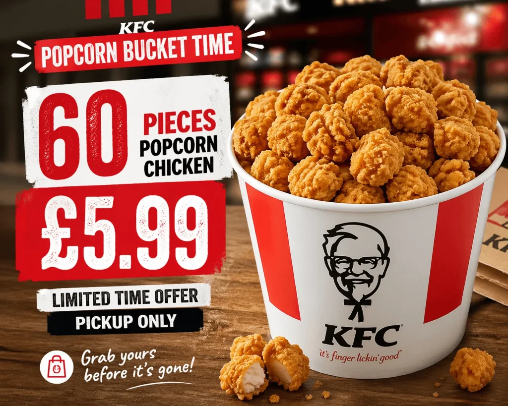 New kfc 60 popcorn chicken