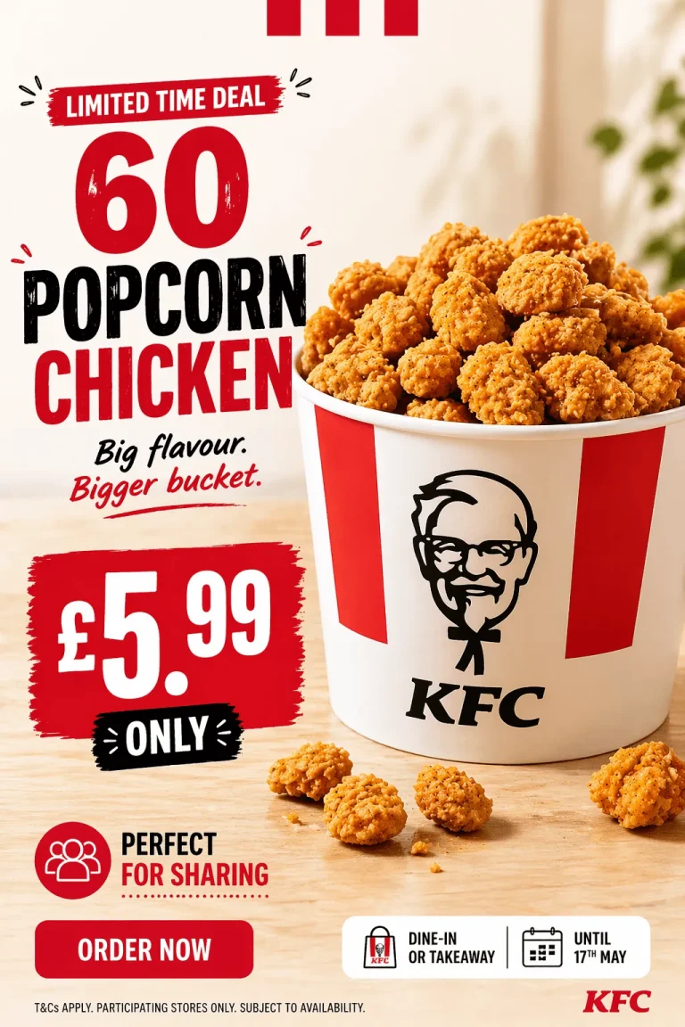 kfc 60 popcorn chicken
